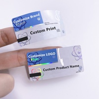 Boîtes personnalisées pour flacons de 3 ml avec nom de marque, emballage plastique, impression personnalisée