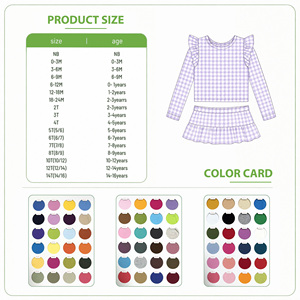 Vestido Casual de Algodón Suave con Cuello Ondulado y Bordado <span class=keywords><strong>para</strong></span> <span class=keywords><strong>Niñas</strong></span> Pequeñas, Manga Larga con Volantes en Capas, <span class=keywords><strong>para</strong></span> Uso Diario en Primavera, de 2 a 7 Años - Product Image 4