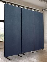 Panneau insonorisant en plastique fibre de polyester pour salle de bain d'hôpital d'entrepôt Meuble de cloison de bureau pliable au design moderne