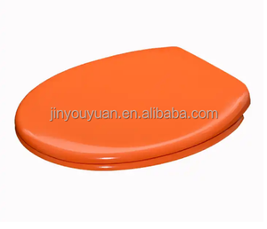 Đầy Màu sắc PP chất liệu một <span class=keywords><strong>push</strong></span> <span class=keywords><strong>button</strong></span> nhanh chóng phát hành Nhà vệ sinh chỗ ngồi bìa nhựa nguyên chất WC ghế - Product Image 3