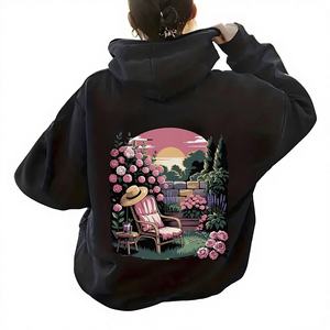 Sudadera de Mujer Kinitwear para Otoño/Invierno, Modelo Estándar de un Solo Color, KWDM01-631, Hecho en China - Product Image 1