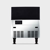 Mesin Pembuat Es Komersial Mini, Mesin Pembuat Es Komersial Rumah Pendingin Air Udara Portabel Bawaan, Disetujui CE 90Kg Hingga 100Kg