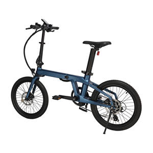 Bicicleta Eléctrica Plegable TopRideX de 7 Velocidades, Ligera, de 20 Pulgadas, de Carbono, con Sistema de Energía Oculto, para Viajes por el <span class=keywords><strong>Metro</strong></span> y la Oficina - Product Image 4