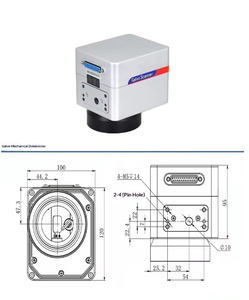 หัวกัลวาโนมิเตอร์ไฟเบอร์เลเซอร์ Jinhaichuang 1064nm พร้อมโมดูลเลนส์สั่นสะเทือนสำหรับเครื่องทำเครื่องหมาย - Product Image 4
