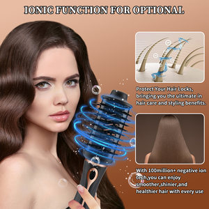 Sèche-<span class=keywords><strong>cheveux</strong></span> multi-styles tout-en-un, <span class=keywords><strong>brosse</strong></span> coiffante à air chaud, fer à lisser et volumateur professionnel, sèche-<span class=keywords><strong>cheveux</strong></span> <span class=keywords><strong>brosse</strong></span> à air chaud en une seule étape - Product Image 4