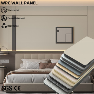 Chất lượng cao không thấm nước thân thiện với môi trường trong nhà WPC tấm trang trí tùy chỉnh nội thất nhà WPC tấm Tường - Product Image 1