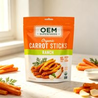 Sacs d'emballage personnalisés imprimés en héliogravure pour sachets refermables en PE avec fermeture éclair pour granola, céréales, flocons d'avoine, aliments secs et noix