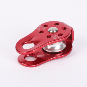 Ròng rọc nhôm đơn nhỏ cho leo núi đá ngoài trời độ cao đi qua thiết bị kéo cố định ròng rọc Sản phẩm bảo vệ mùa thu - Product Image 4