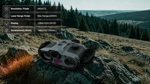Binoculares de Imagen Térmica con GPS, Telémetro Láser, Visión Nocturna, Binoculares Multifunción - Product Image 5