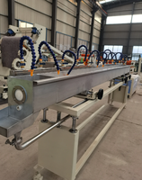 Machine de revêtement automatique WOLJIA pour tuyaux et tringles à rideaux en acier inoxydable, ligne d'extrusion de tuyaux revêtus de PE avec extrudeuse de tuyaux en plastique