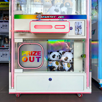 Machine à griffes transparente pour un joueur, distributeur de poupées à monnayeur avec plusieurs systèmes de paiement