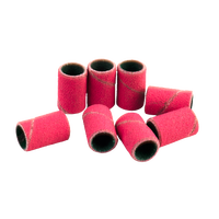 80 #120 #180 #150 # bande de ponçage rose pour ongles Pro manchon de ponçage manucure Uv Gel dissolvant pour ongles embouts rotatifs abrasifs