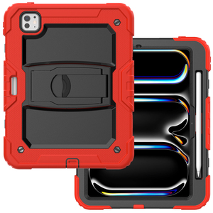 เคสแท็บเล็ตกันกระแทกแบบหนาพิเศษ พร้อมขาตั้งในตัว ป้องกันการตก สำหรับ <span class=keywords><strong>iPad</strong></span> Pro 13 นิ้ว M5 2025 รุ่นที่ 8 - Product Image 1
