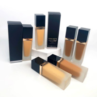 Fond de teint liquide de maquillage naturel imperméable de marque privée fond de teint liquide végétalien longue durée à couvrance totale