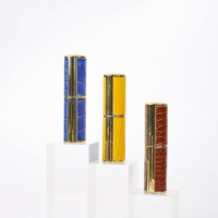Flacon pulvérisateur de parfum miniature rechargeable personnalisé de 5 ml en PU pour les voyages et les sorties au travail