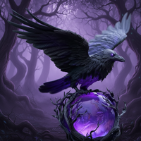 Gothic Raven Resin Figurine Lamp - Witchy Home Decor Gift - Handcrafted Custom Wholesale OEM