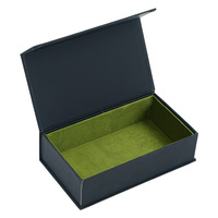 Boîte magnétique de petit produit en papier rigide super dur fait à la main d'usine OEM mini boîtes à bijoux en carton avec logo de luxe emballage
