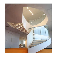 Structure en acier d'intérieur professionnelle d'escalier en métal de spirale de grenier de conception moderne avec les caractéristiques durables de fer