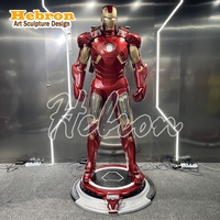 Grandes statues en résine de Iron Man MK7, MK50, MK85 en stock – Sculptures artisanales en résine grandeur nature 1:1 à vendre