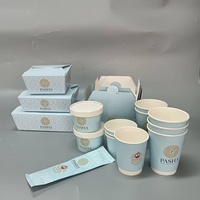 Vente en gros de boîte de boulangerie en carton personnalisée de qualité alimentaire pour emballage de biscuits Mochi beignet Sushi croustilles papier kraft gaufrage
