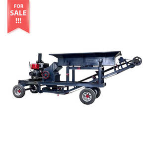 Concasseur à marteaux mobile portable à moteur diesel mini, contrôlé par PLC, pour le broyage du charbon, du verre, du minerai d'or, des roches et des pierres, marque MH - Product Image 6