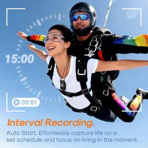 Mini Cámara Corporal con Pantalla Táctil LCD de 1.47 Pulgadas, Sensor CMOS 2.7K, Cámara de Acción con Audio y Video, Tamaño de Pulgar, POV, Manos Libres - Product Image 5