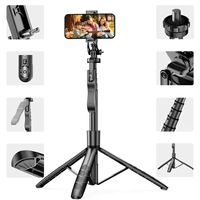 L16 Selfie Stick Handheld Anti Shake Travel Portable Floor Standing Trépied Selfie Camera Phone Stand Holder