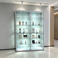 Vitrines à bijoux en verre de haute qualité vendues directement par l'usine, présentoirs durables pour téléphones portables sur mesure pour magasins