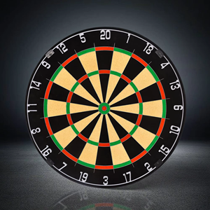 Cible de fléchettes professionnelle en sisal haute densité avec lames en fil métallique - Product Image 1