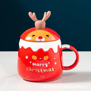 Creative <b>Christmas</b> Ceramic Cups Cute Water Cups Office Coffee Cups - Product Image 6