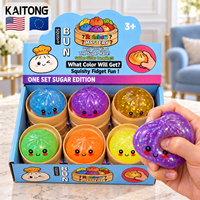 KAITONG Nouveautés Automne Jouets Sensoriels Anti-Stress à Remontée Lente, Jouets Squishies à Presser en Forme de Dumpling
