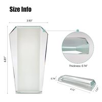 Médailles personnalisées avec logo, médailles de sport en verre transparent pour le football, le marathon, médailles en cristal vierges, trophées, plaques de récompense pour la gravure
