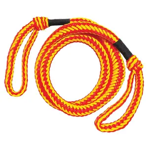チューブに印刷された頑丈な牽引ロープ高強度ユーティリティロープのロゴ