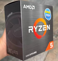 UNTUK AMD Ryzen 5 5600 CPU Desktop Baru Original Dalam Kemasan / Bekas Prosesor 6 Core 12 Thread Soket AM4 Chip Gaming Zen3