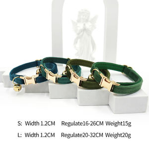 Collar de terciopelo para gatos, fabricante al por mayor - Product Image 4