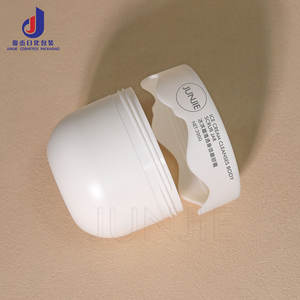 Envase de Crema Vacío de Lujo de 250g 300g 400g, PP PET Blanco, Tapa de Rosca Blanca, Capacidad de 300ml, para Cuidado de la Piel, Cosméticos, Exfoliante Corporal - Product Image 2