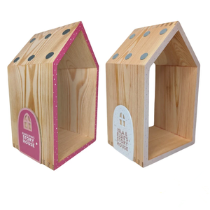 Supporto a Forma di Casa per Porta Fatata, Mensola Decorativa per la Casa, Appendiabiti a Parete a Forma di Casa, Supporti per Tonie - Product Image 1