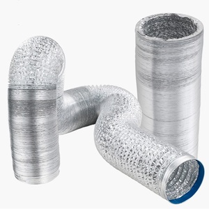 QIEXIN-conducto Flexible de aluminio de doble capa, conducto de ventilación plegable, tubo de manguera de <span class=keywords><strong>aire</strong></span> <span class=keywords><strong>acondicionado</strong></span> - Product Image 4
