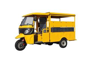 Triciclo Motorizado Personalizable de Grado Industrial 200CC Modelo 2025, Tuk Tuk Taxi de 7 Plazas, Motocicleta Triciclo OEM/DIY/ODM, Último Stock - Product Image 3