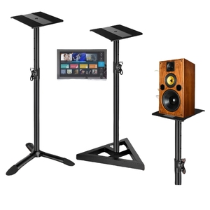 Soporte de <span class=keywords><strong>altavoz</strong></span> de monitor de estudio profesional Base de trípode ajustable <span class=keywords><strong>con</strong></span> acero triangular para uso doméstico - Product Image 2