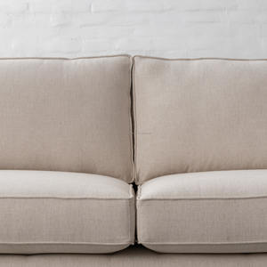 Moderno Hogar y restaurante muebles de Hotel 3 plazas sofá de cuero blanco Chesterfield con cojines de cuero genuino para la sala de estar - Product Image 4