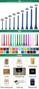 Tees de golf en bois naturel OEM, logo personnalisé, tees de golf en plastique colorés de haute qualité - Product Image 5