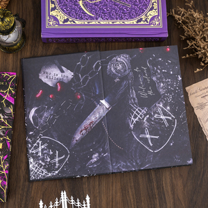 Vàng lá dập kết thúc tùy chỉnh bìa cứng cuốn Sách bìa cứng ràng buộc phiên bản đặc biệt tùy chỉnh phun cạnh in ấn cuốn sách - Product Image 5