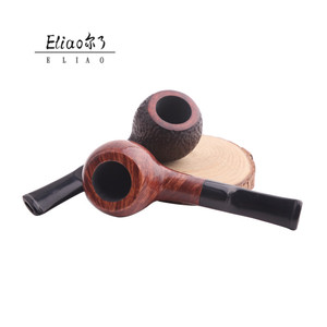 Erliao Cao Cấp Briar Hút Ống Retro Briar Gỗ Hút Ống Cổ Điển Phong Cách Thuốc Lá Ống Gỗ - Product Image 3