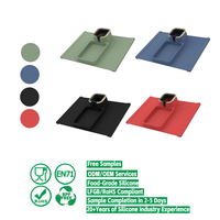 Support de tasse de canapé en Silicone personnalisé, plateau de boisson de canapé en Silicone Anti-déversement et antidérapant