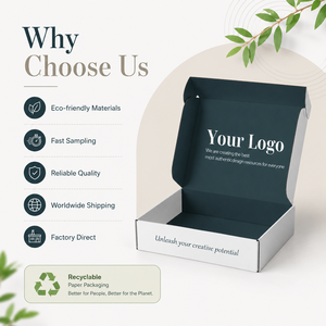 Custom Eco-Friendly Recycled <b>Materials</b> Matte Premium Corrugated Mailer Boxes Full-Color Printing Custom Size Logo Insert - Product Image 2