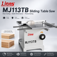 Scie à table coulissante de précision MJ113TB pour le travail du bois, machine pour couper le MDF, le contreplaqué et le bois massif