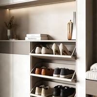 Meuble de rangement flottant moderne et minimaliste en contreplaqué avec tiroir coulissant et robinet d'évier pour entrée et cuisine - Taille et couleur personnalisables