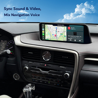 Lecteur multimédia de voiture Lexus RX 2016-2019, moniteur, lecteurs DVD 12,3'' avec interface Android CarPlay sans fil Binarytek