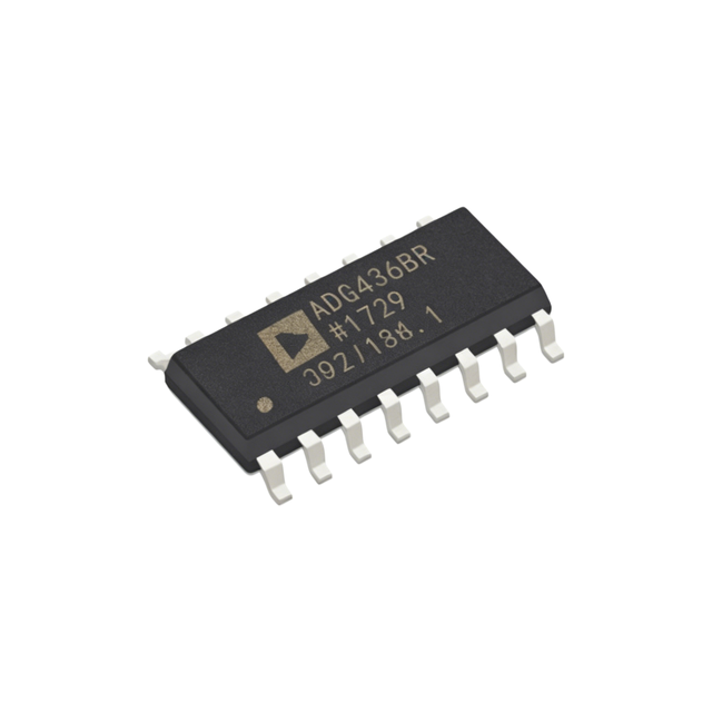 ADG436BRZ SOIC-16 High Speed Low RON Dual SPDT Surface Mount Analog Switch IC One Year Warranty for Audio/Video Signal
